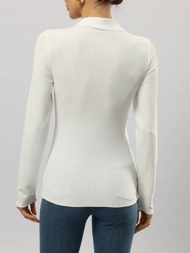 Federica Fitted Knit Polo