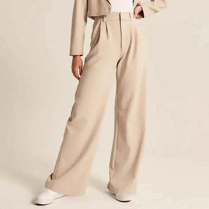 Lucia Straight-Leg Tailored Pants
