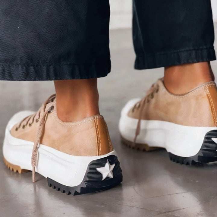 Elisa Platform Sneakers Made of Leather