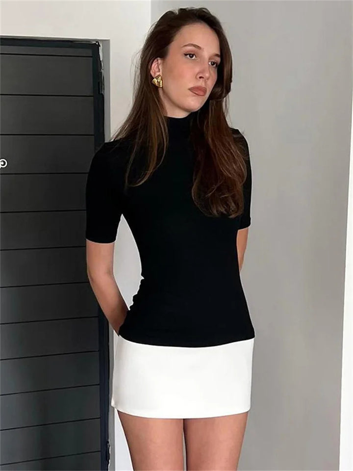 Margot Contour Fit Contrast Dress