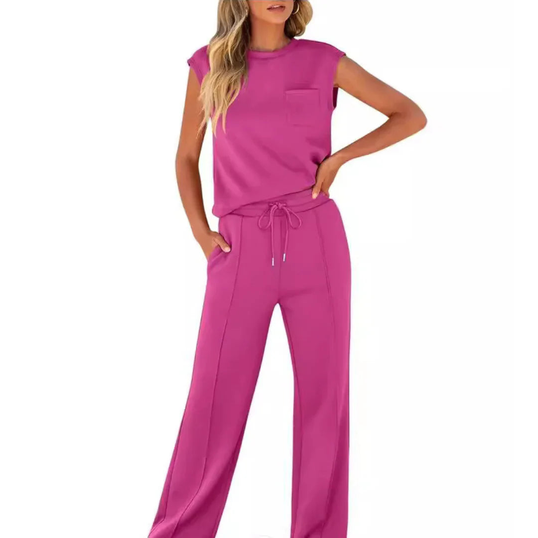 KAIYA | Casual Summer Soft Lounge Co-Ord