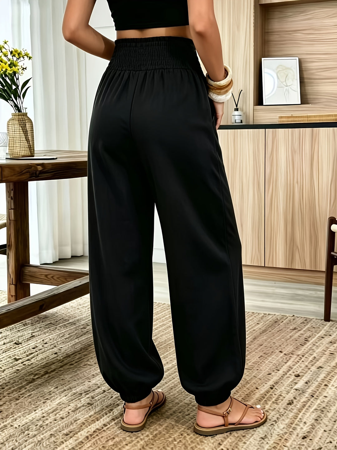 Maya | Smocked Lantern Pants