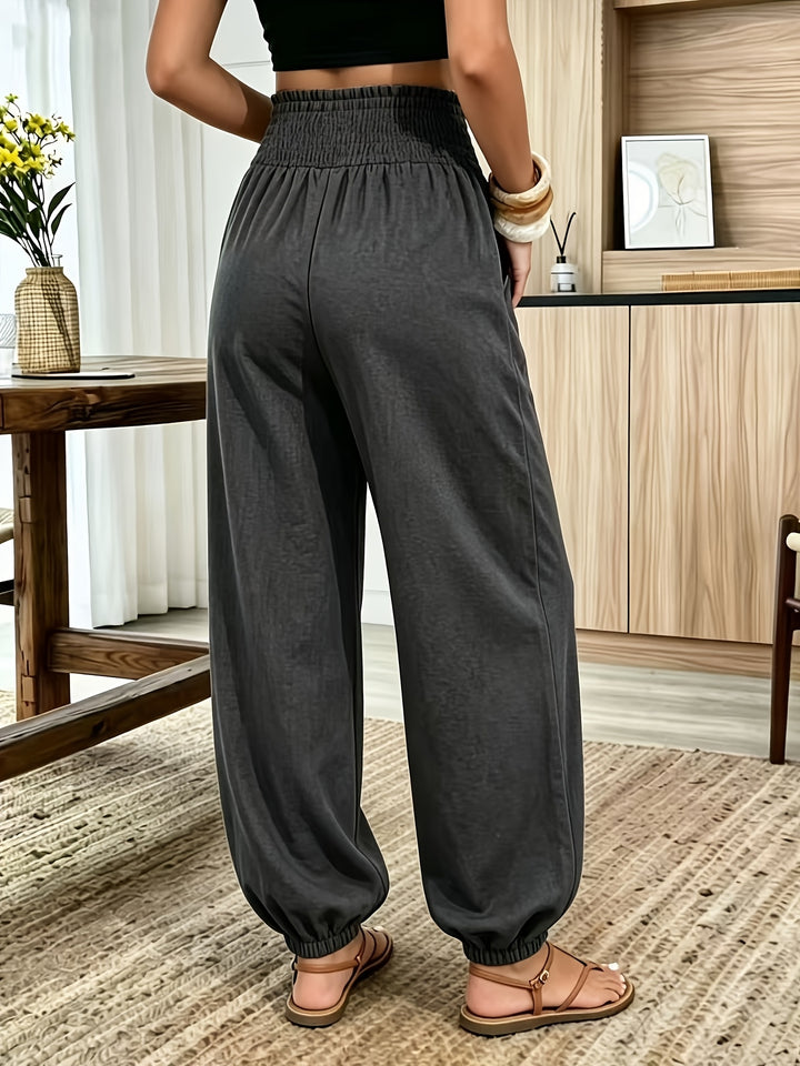 Maya | Smocked Lantern Pants
