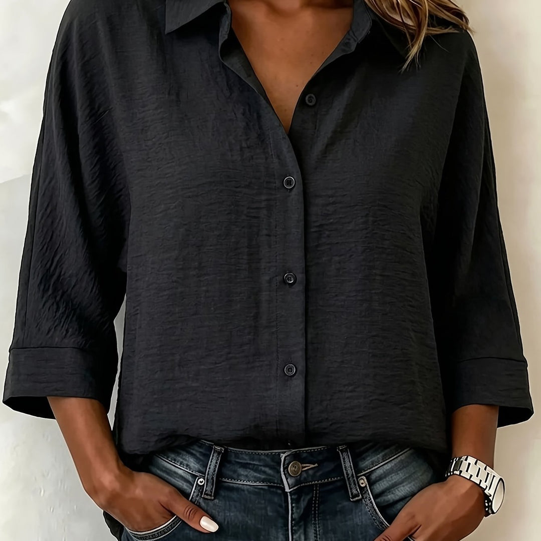 Clara | Classic Button-Up Shirt