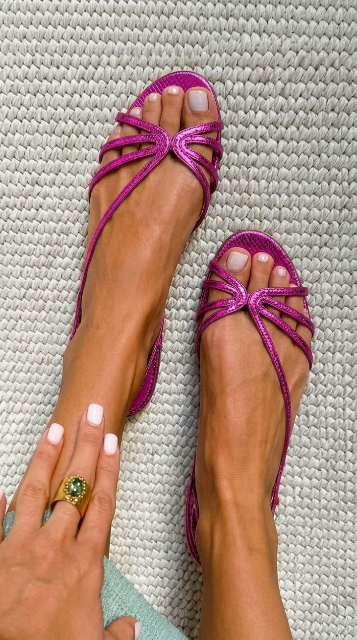 Emilia | Golden Summer Elegance Sandals