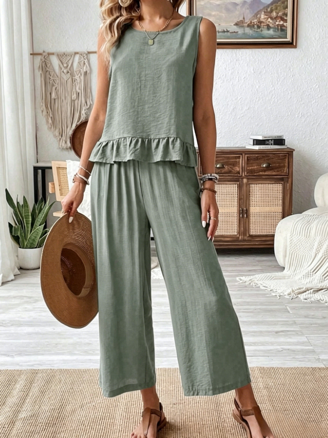 Willow | Ruffled Resort Set