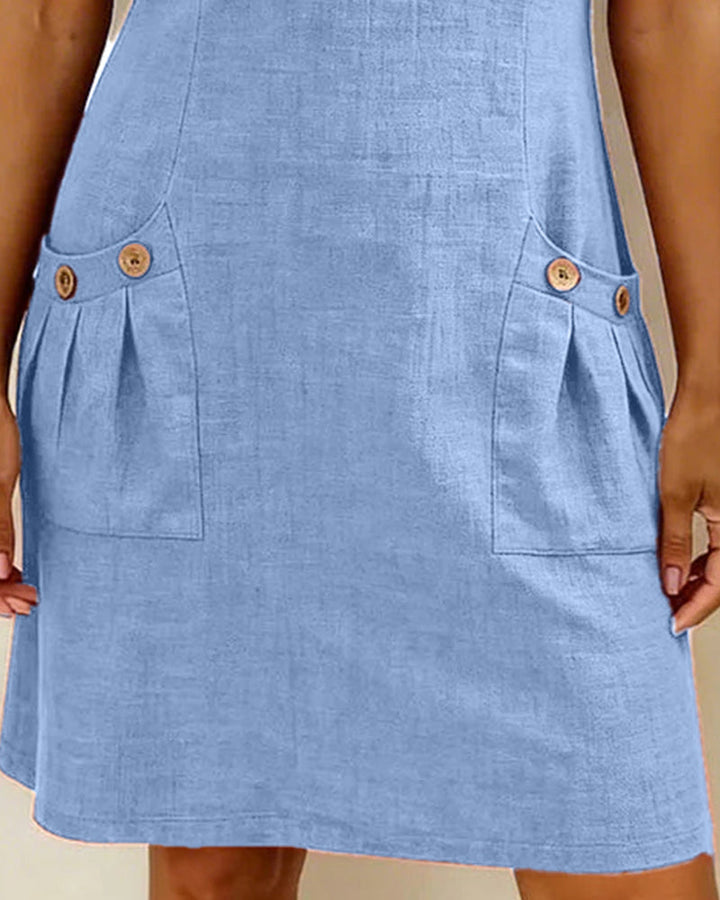 Lina Dress — Natural Elegance for Everyday Wear