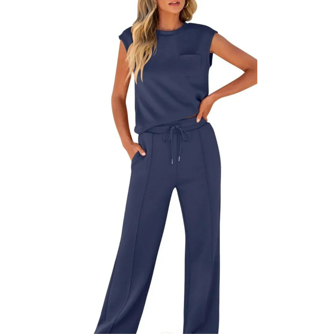 KAIYA | Casual Summer Soft Lounge Co-Ord