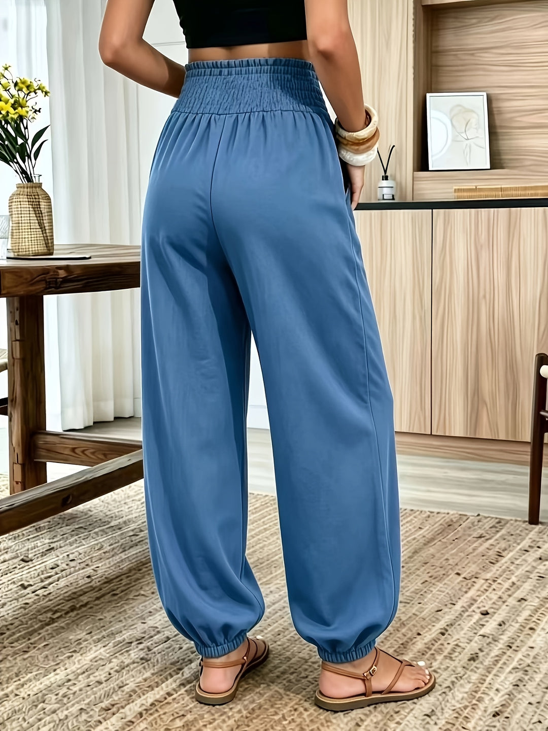 Maya | Smocked Lantern Pants