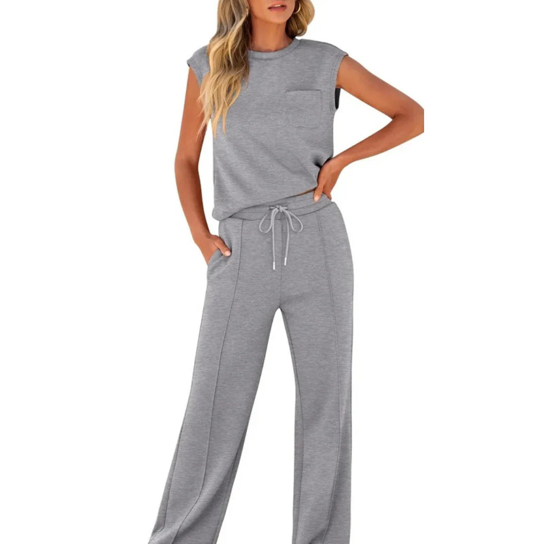 KAIYA | Casual Summer Soft Lounge Co-Ord