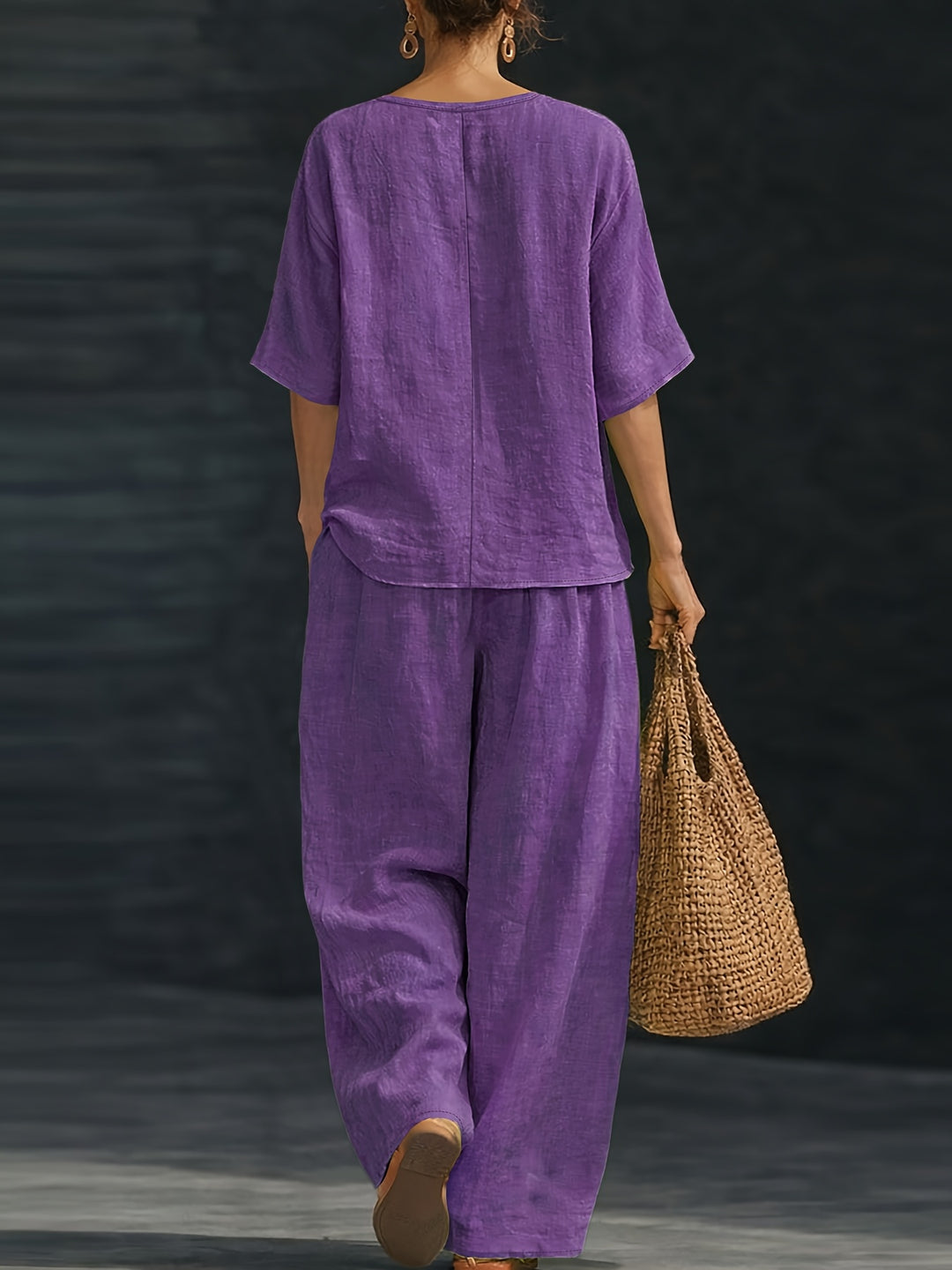 Meadow | Relaxed V-Neck Set