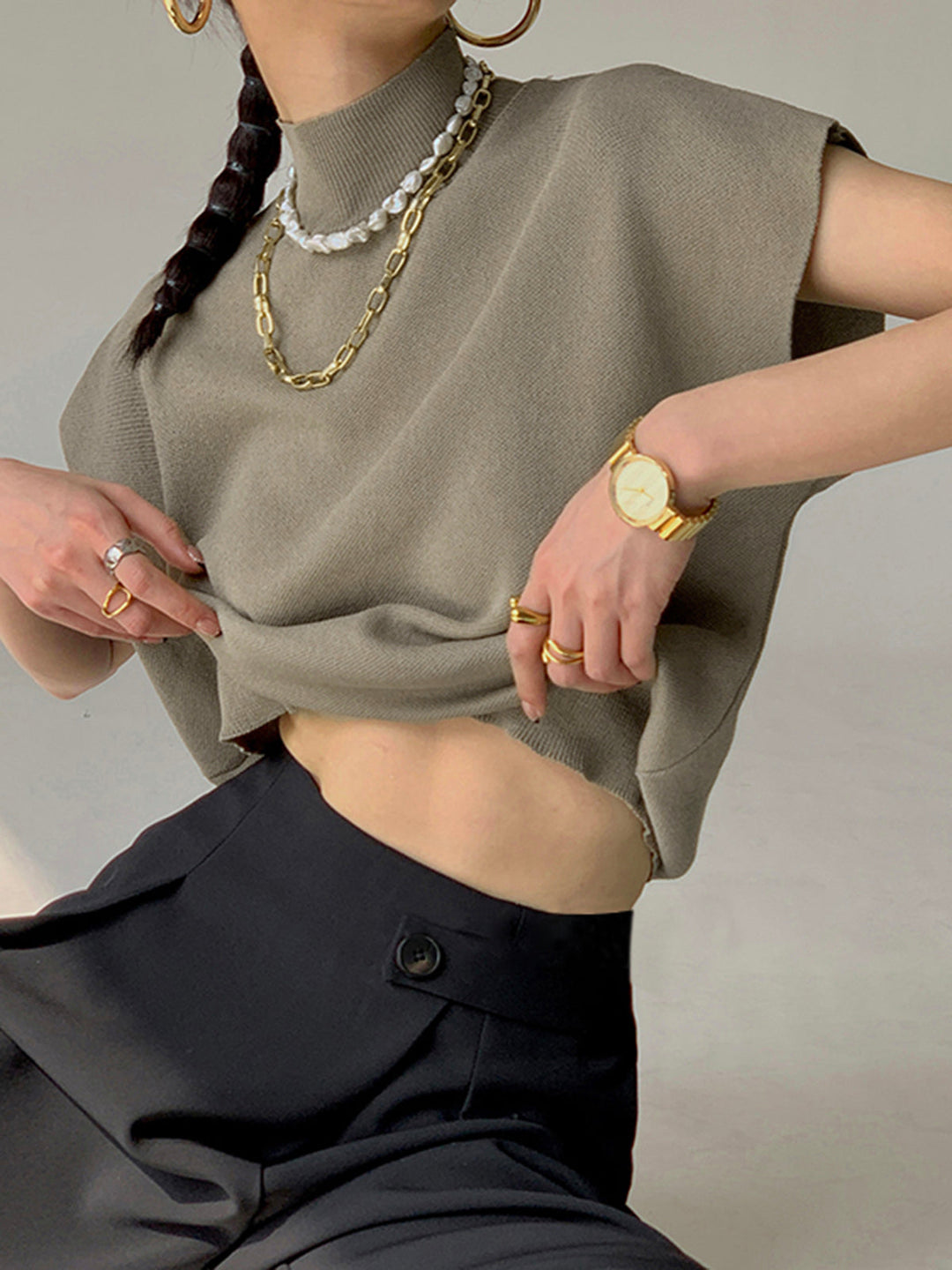 Camille Relaxed Sweater Vest