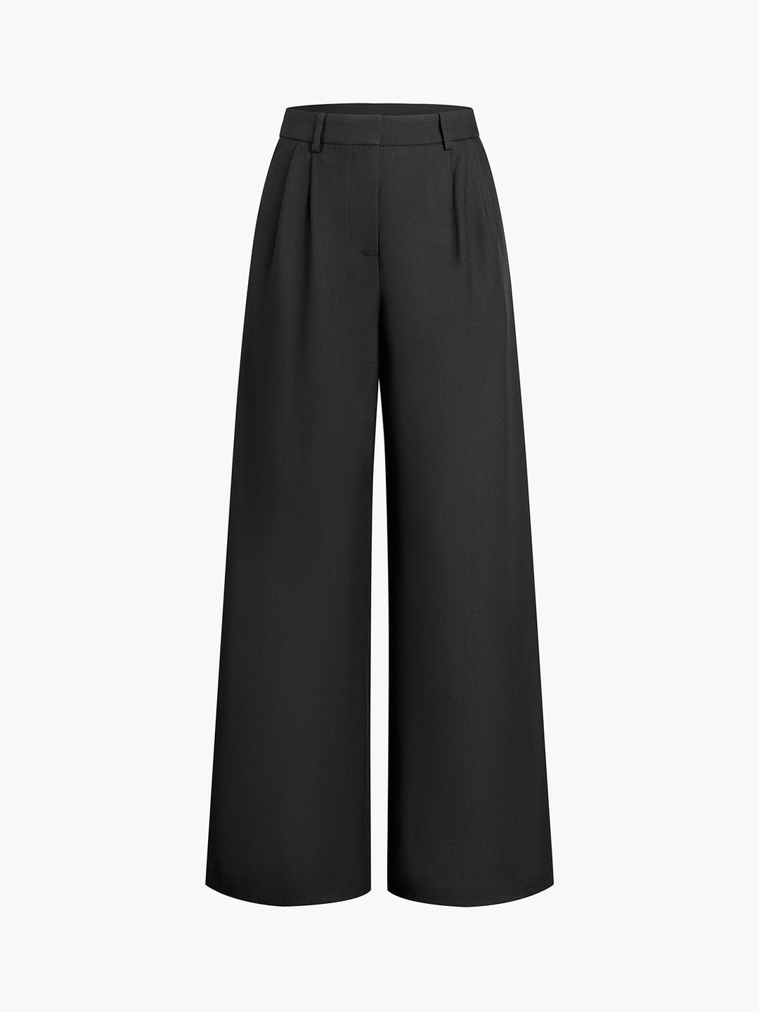 Tailored White Palazzo Pants