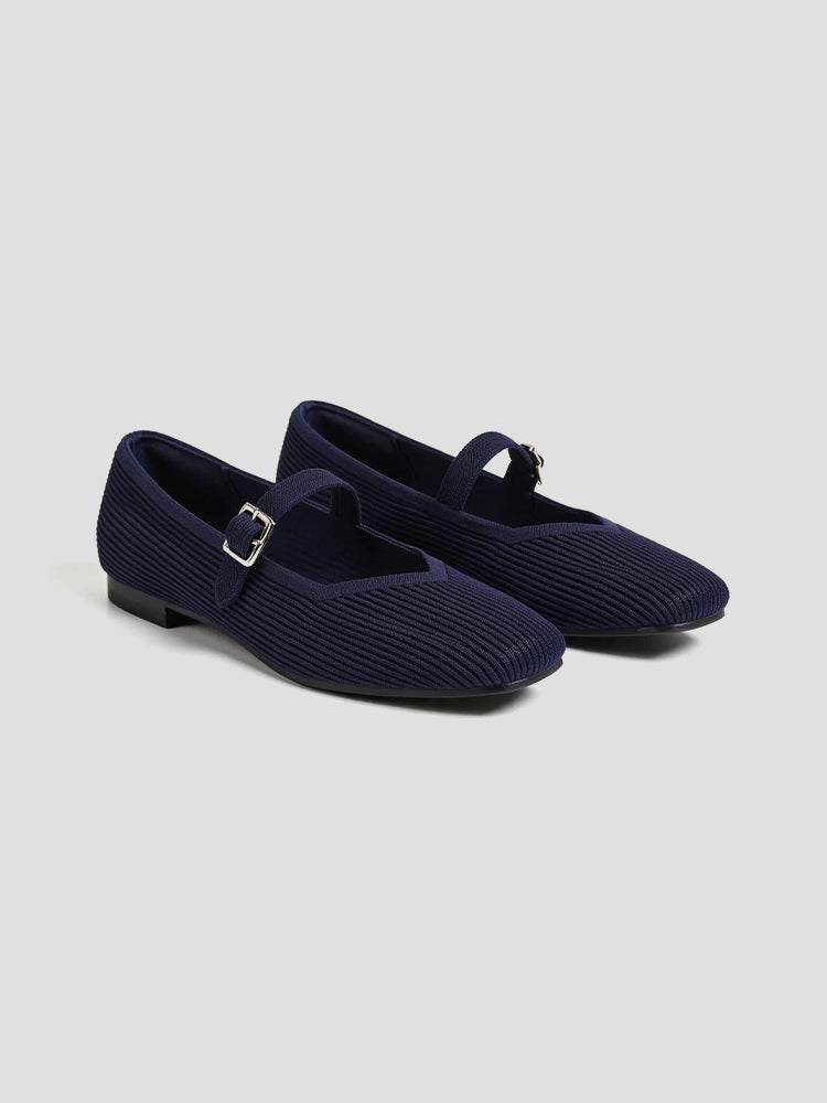 Mary-Jane Flats Toe