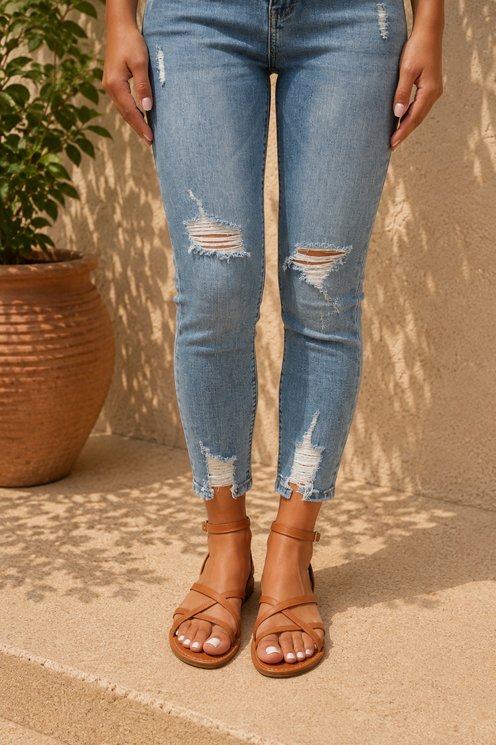 Nell | Minimalist Strappy Sandals