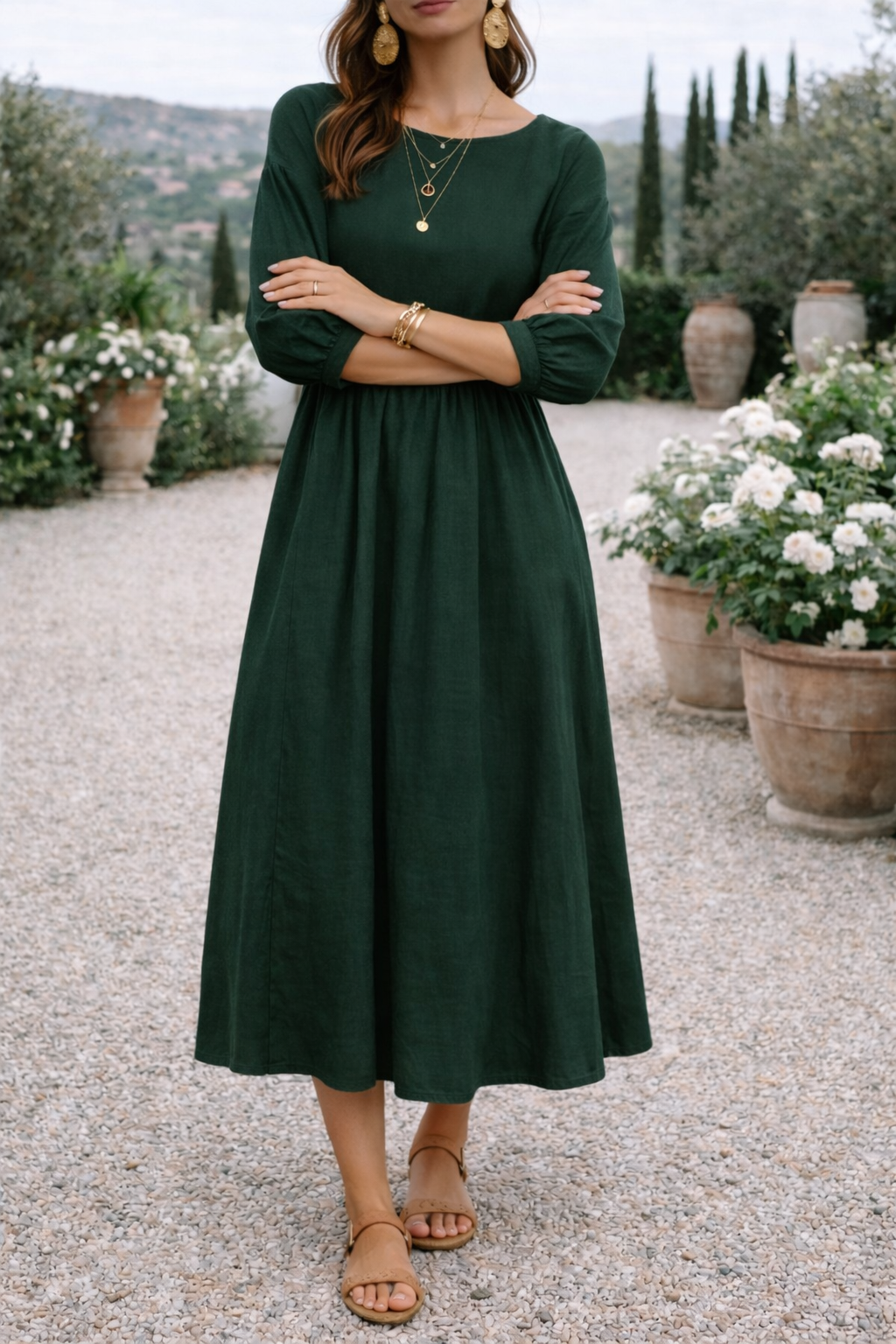 Poppy | Maxi Smock Dress