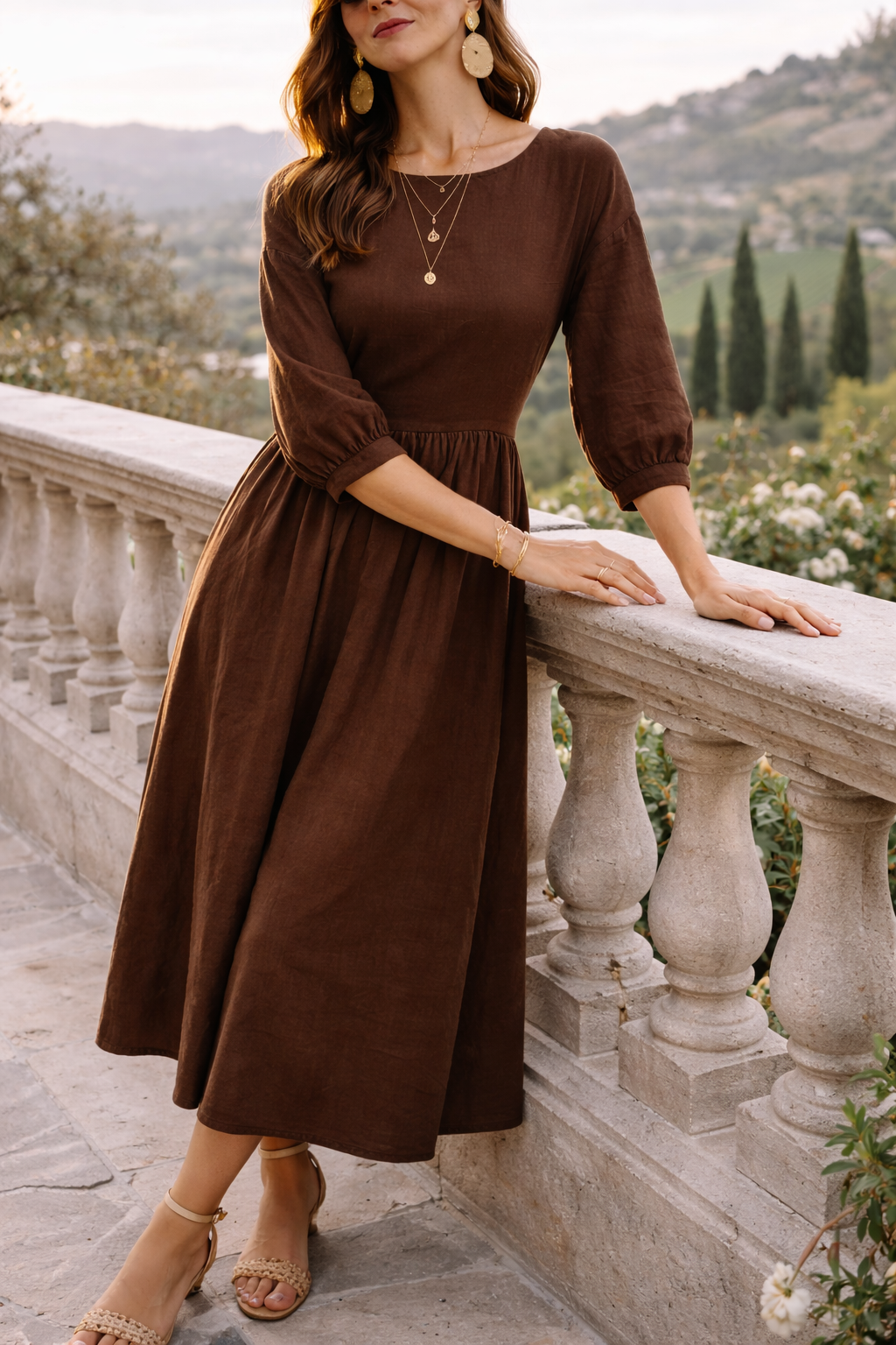 Poppy | Maxi Smock Dress