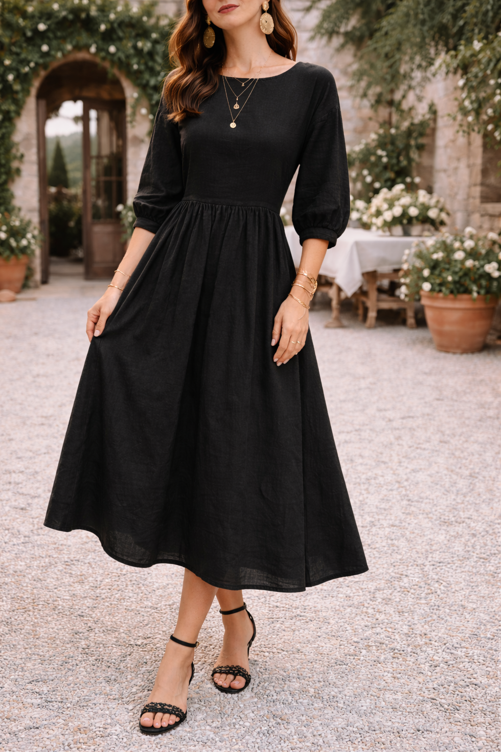 Poppy | Maxi Smock Dress
