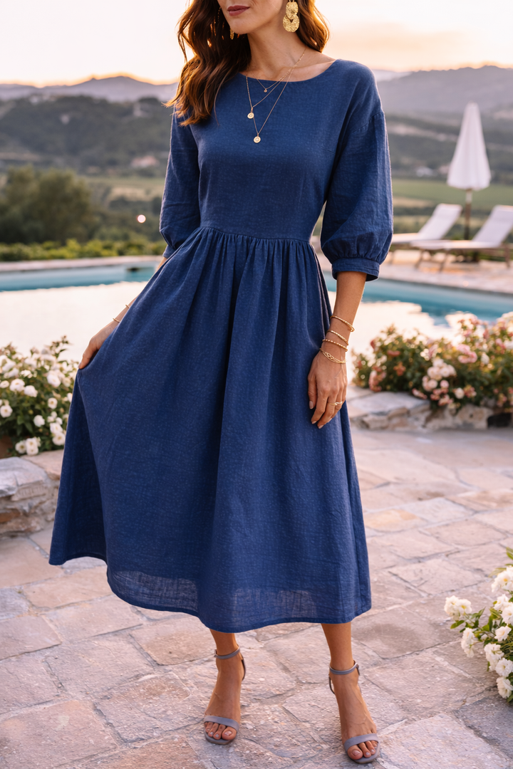 Poppy | Maxi Smock Dress