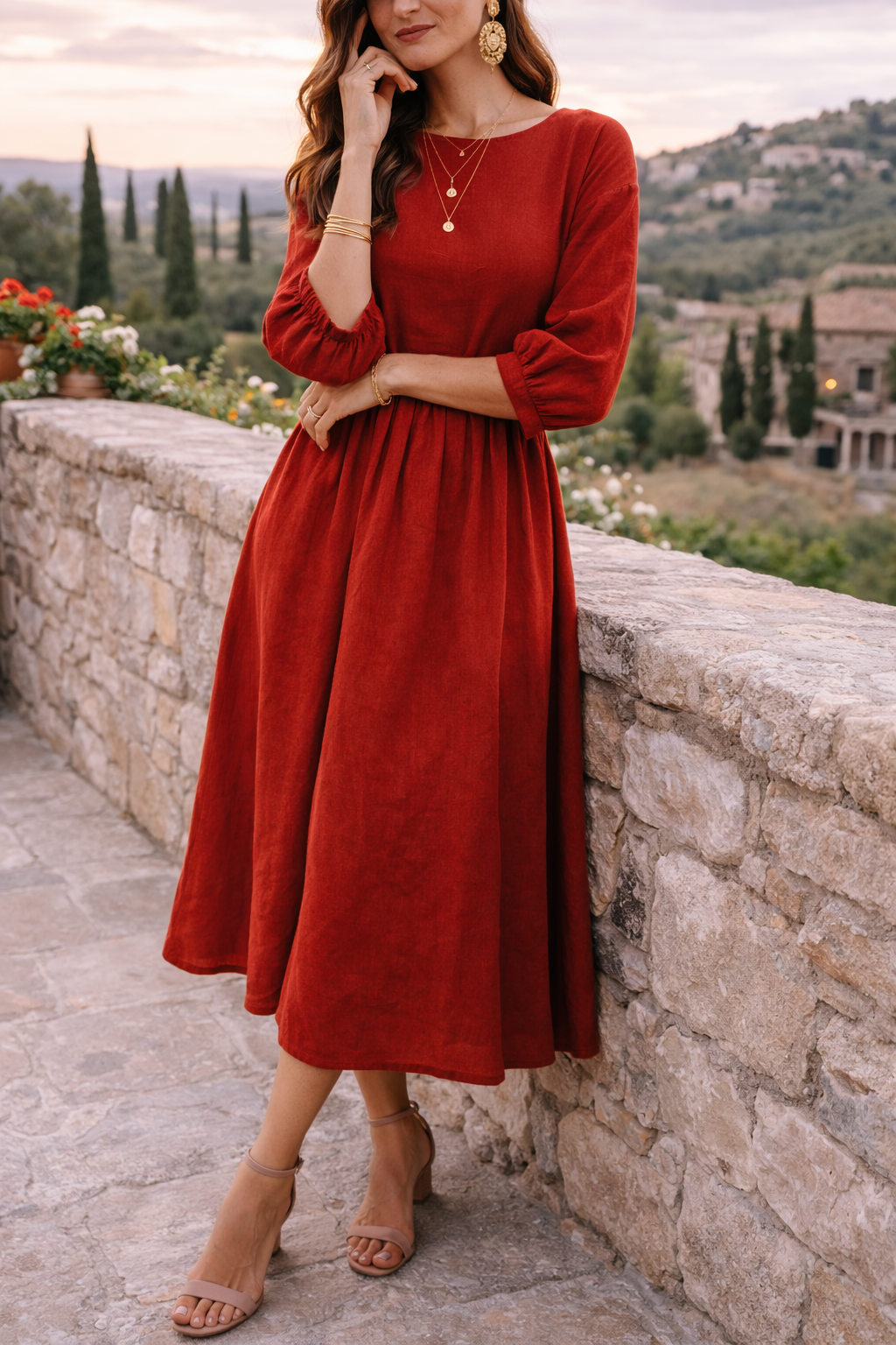 Poppy | Maxi Smock Dress