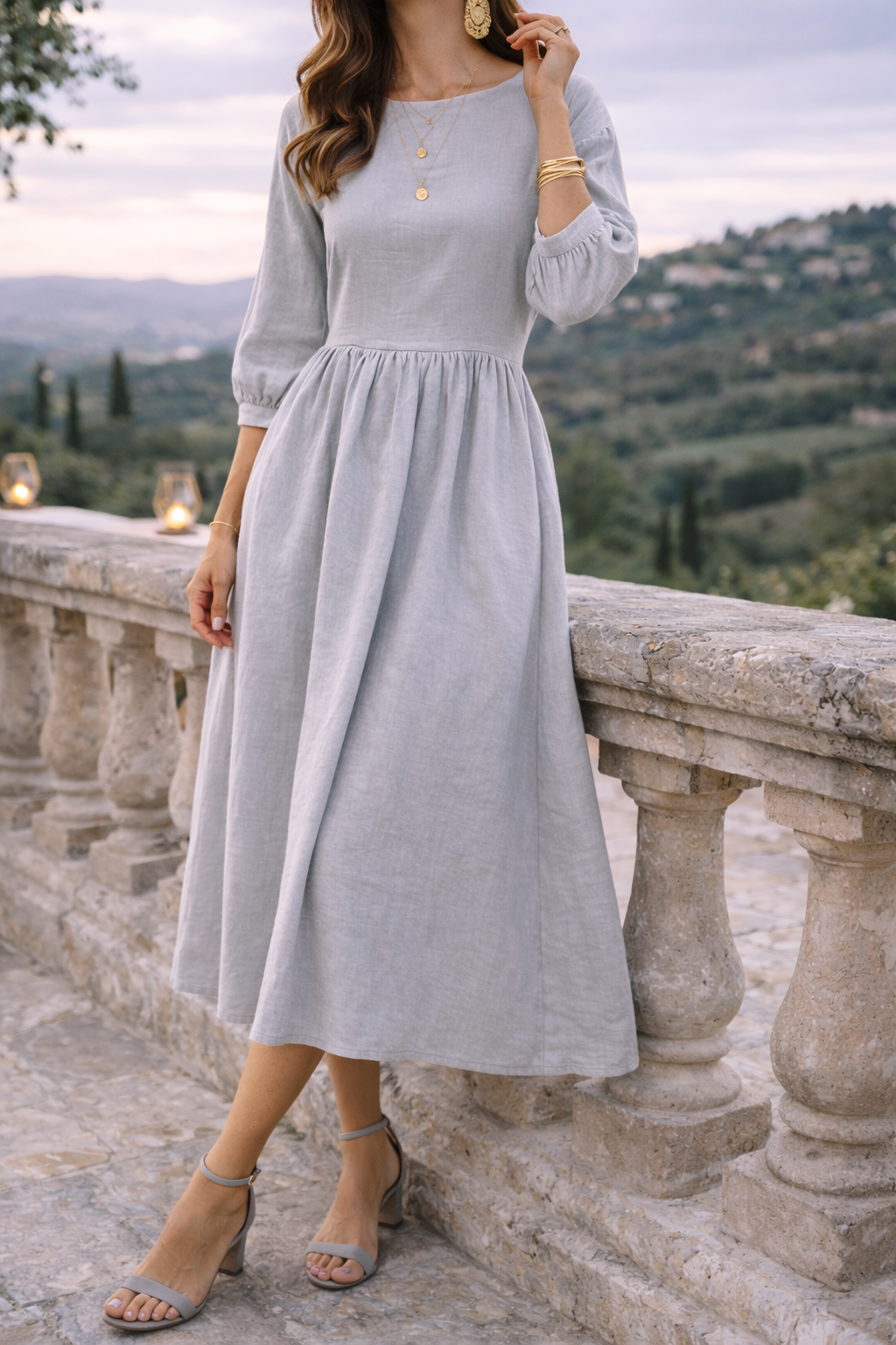 Poppy | Maxi Smock Dress