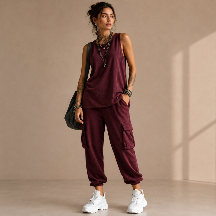 Nina | Casual Cargo Set