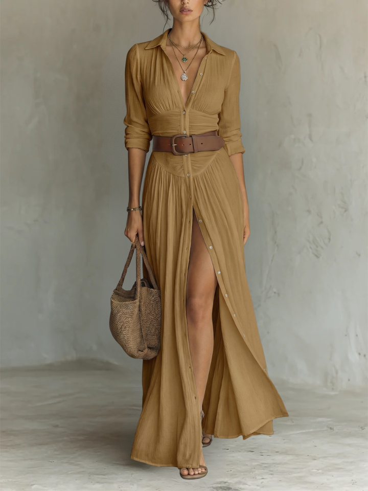 Olivia™ | Maxi Linen Dress