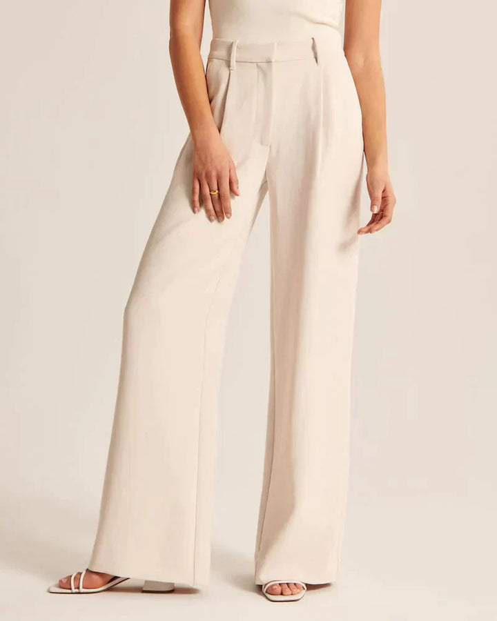 Lucia Straight-Leg Tailored Pants