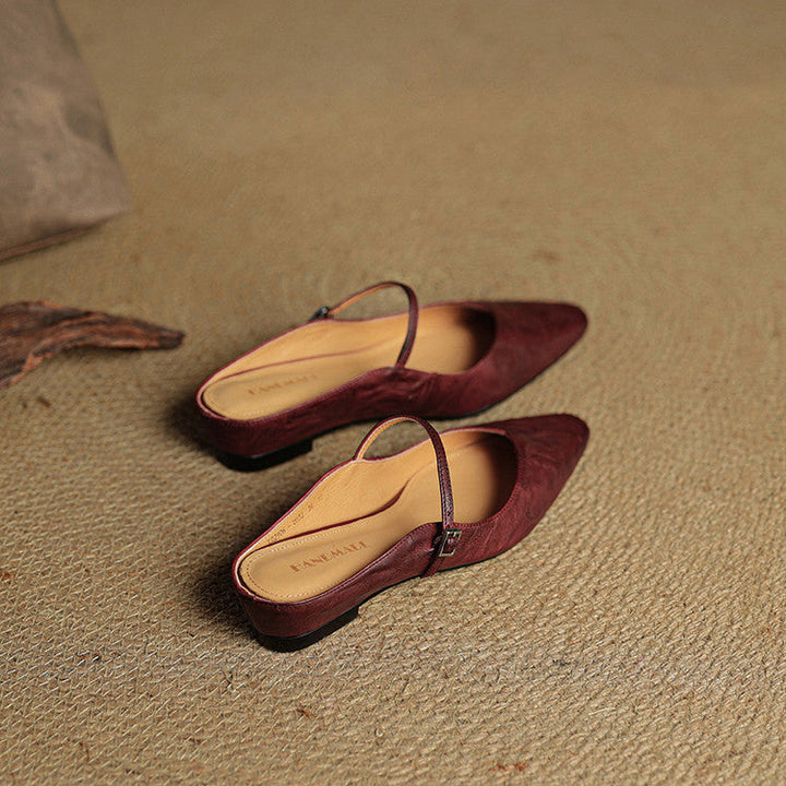 Fiorella Leather Mules