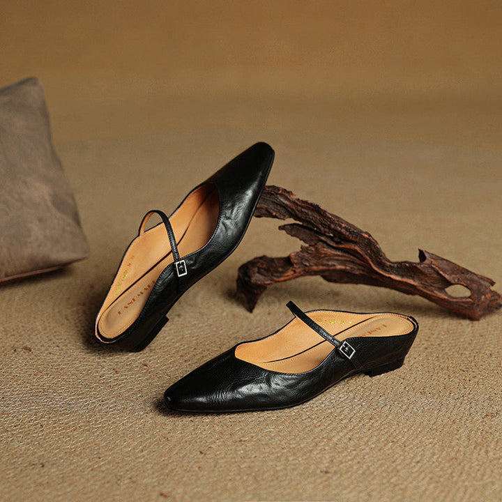 Fiorella Leather Mules