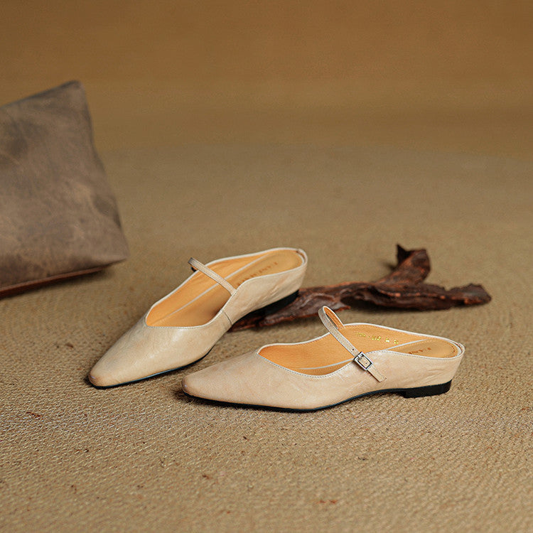 Fiorella Leather Mules