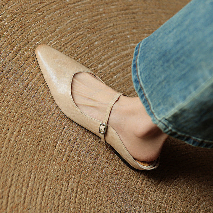 Fiorella Leather Mules