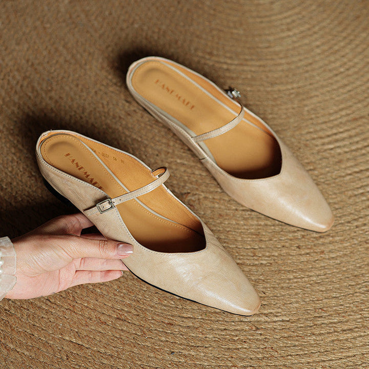 Fiorella Leather Mules