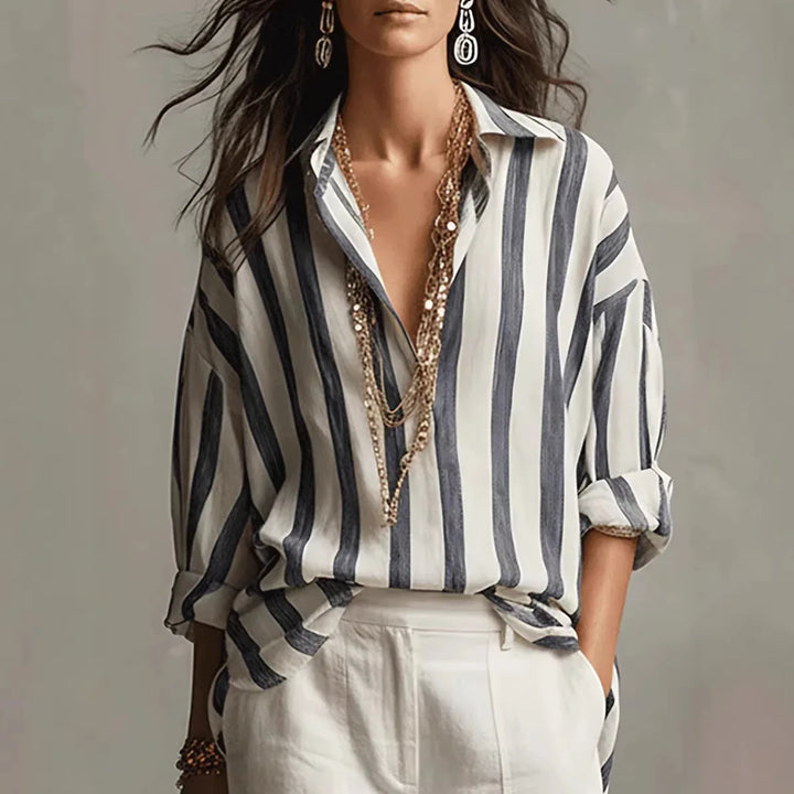 Amaris Linen Dress Shirt