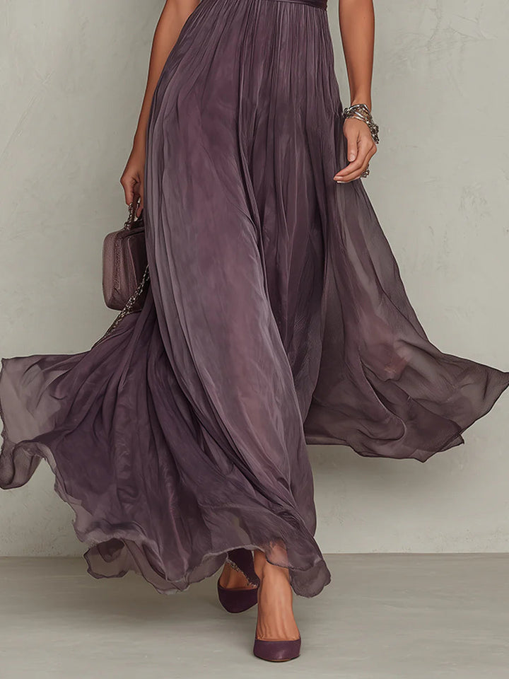NOVA | Flowing Maxi with Sculpted Waist and Timeless Grace