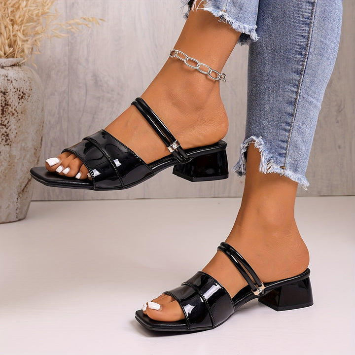 Vivienne | Strappy Block Heels