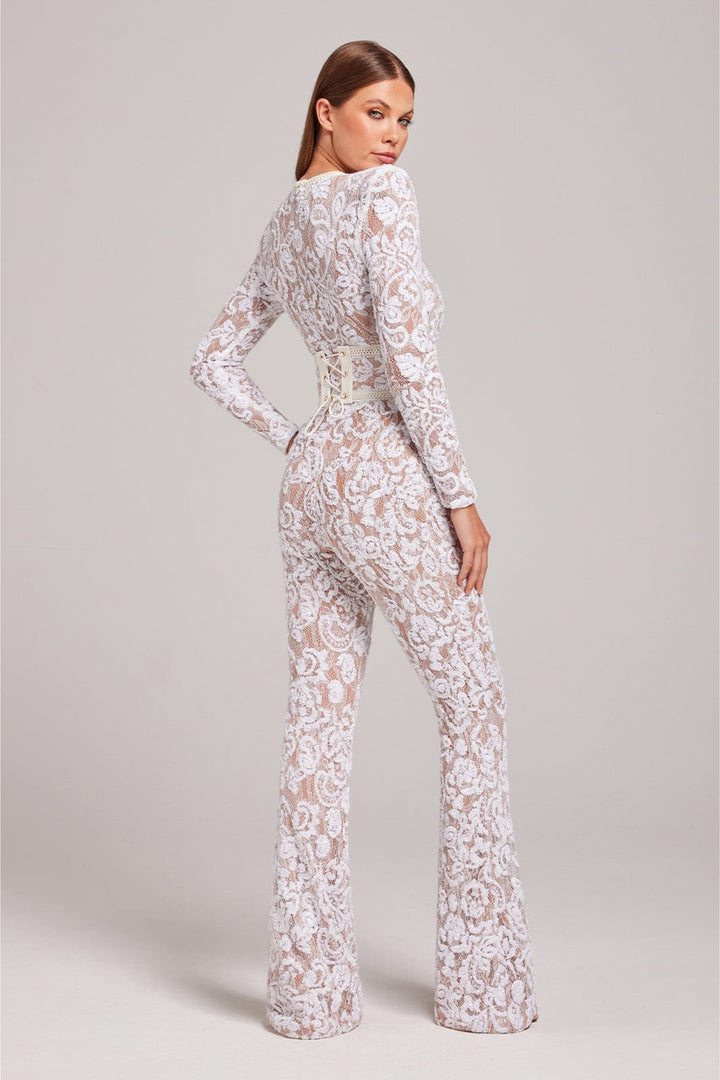 Ariella Romantic Lace One-Piece