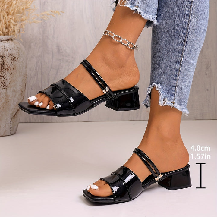 Vivienne | Strappy Block Heels
