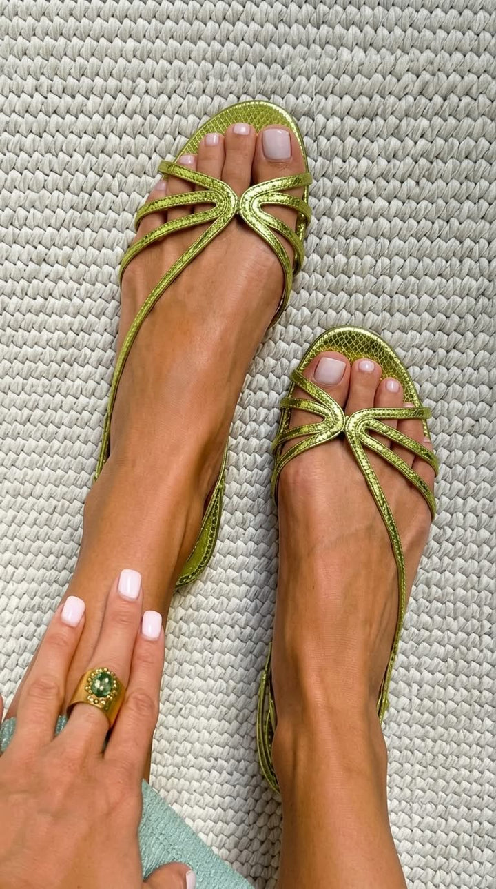 Emilia | Golden Summer Elegance Sandals