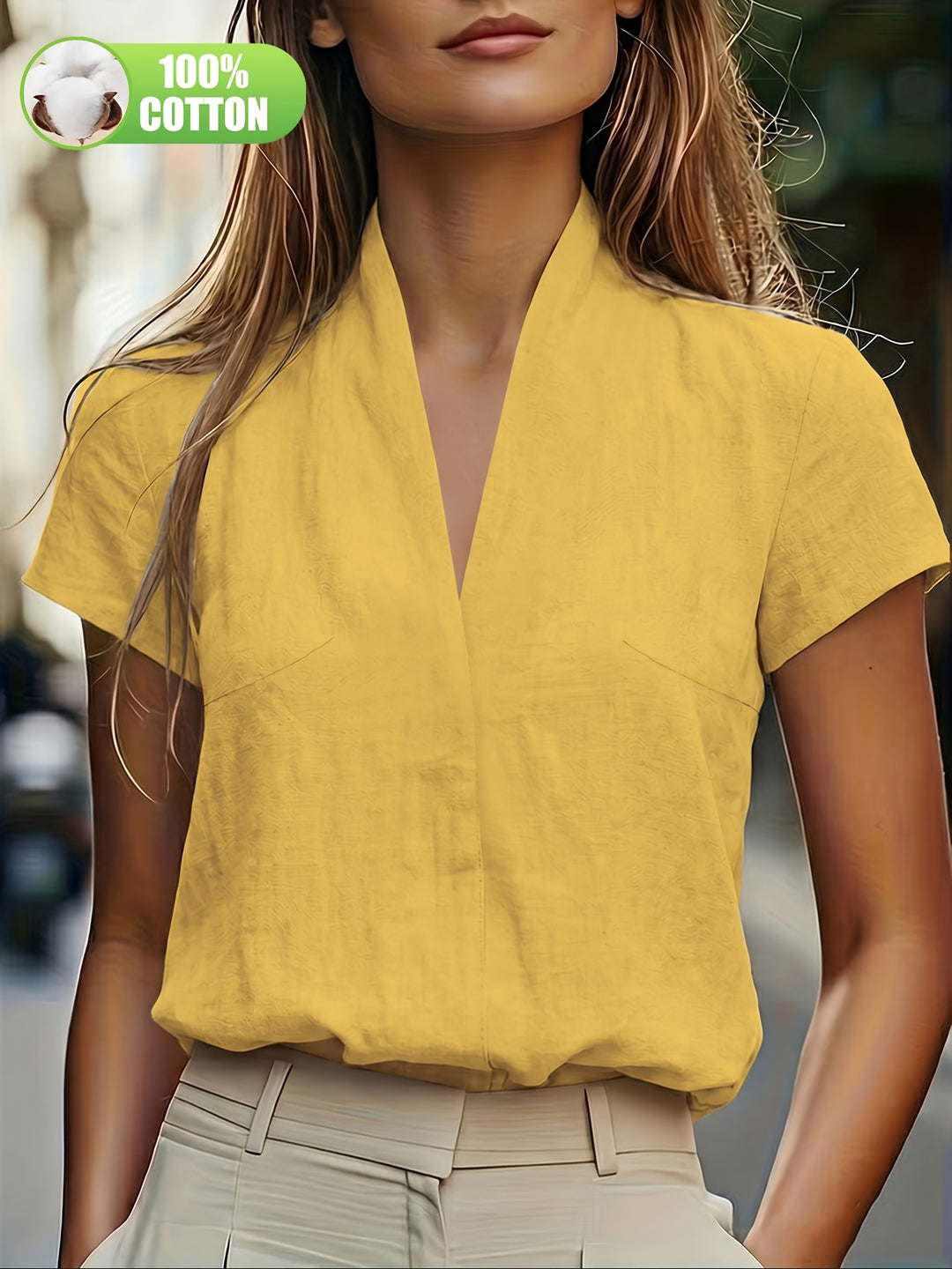 Nora | V-Neck Blouse