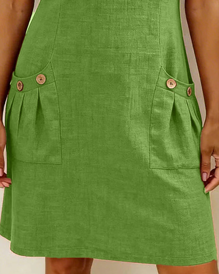 Lina Dress — Natural Elegance for Everyday Wear