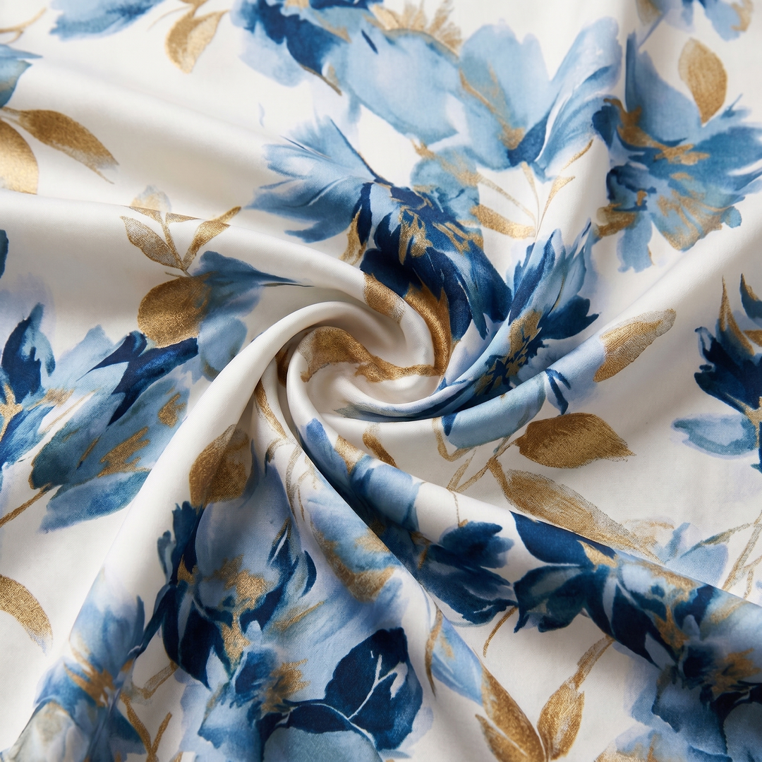 DENISE | Floral Midi Wrap Dress