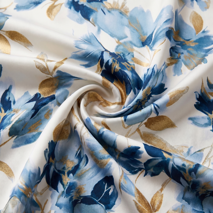 DENISE | Floral Midi Wrap Dress