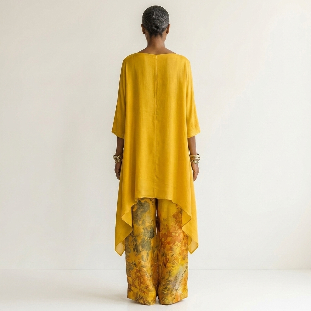 Cariola |Two-Piece Set with Asymmetric Tunic