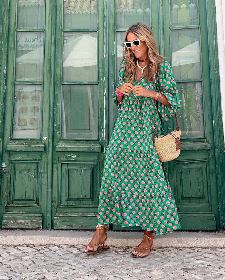 Women's Tiered Summer Maxi Dress