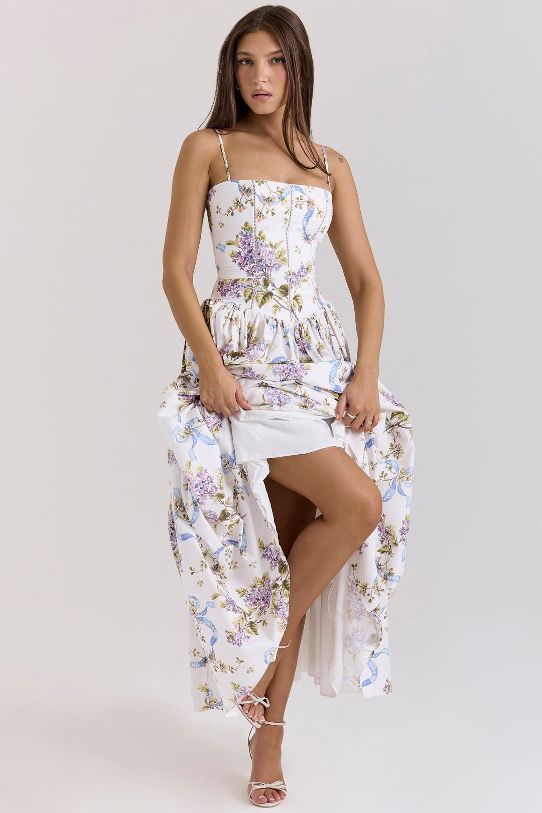 Ysabella Draped Maxi Dress