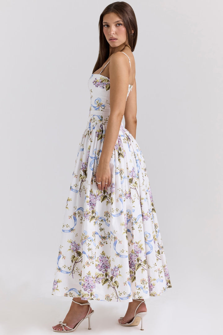 Ysabella Draped Maxi Dress